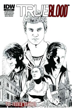 True Blood: French Quarter 3C published by IDW with cover art by Joe Corroney