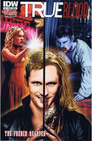 True Blood: French Quarter 5A published by IDW with cover art by Joe Corroney
