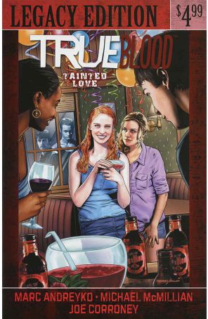 True Blood: Tainted Love 1H published by IDW with cover art by Joe Corroney