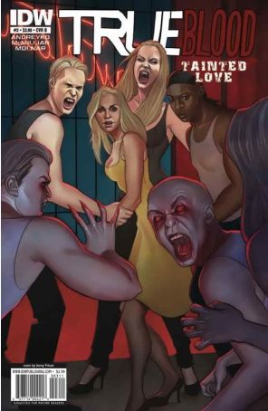 True Blood: Tainted Love 3B published by IDW with cover art by Jenny Frison