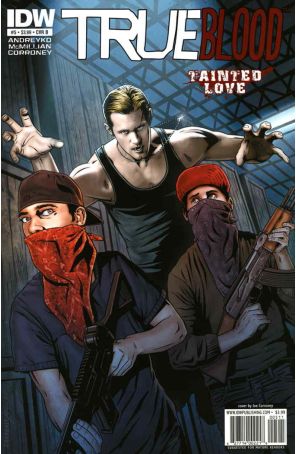 True Blood: Tainted Love 5B published by IDW with cover art by Joe Corroney