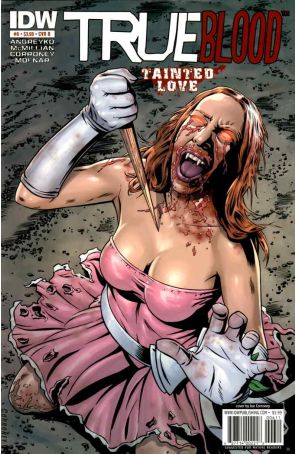 True Blood: Tainted Love 6B published by IDW with cover art by Joe Corroney