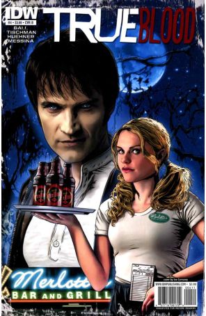 True Blood 4B published by IDW with cover art by Joe Corroney
