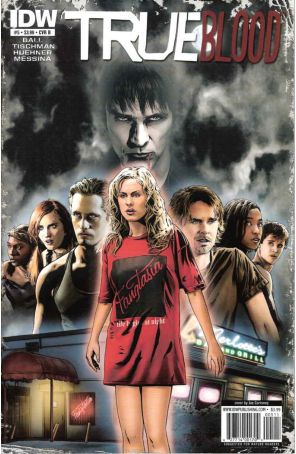 True Blood 5B published by IDW with cover art by Joe Corroney