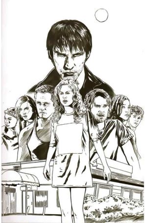 True Blood 5C published by IDW with cover art by Joe Corroney