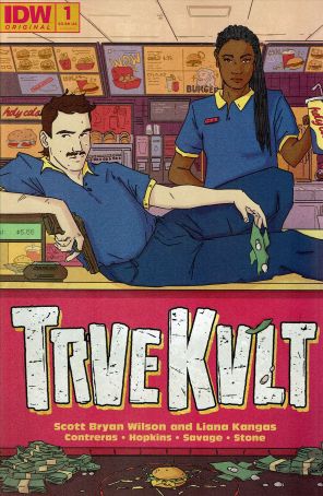 Trve Kvlt 1A published by IDW with cover art by Liana Kangas