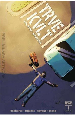 Trve Kvlt 1C published by IDW with cover art by Fabian Lelay