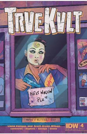 Trve Kvlt 4C published by IDW with cover art by Patridge