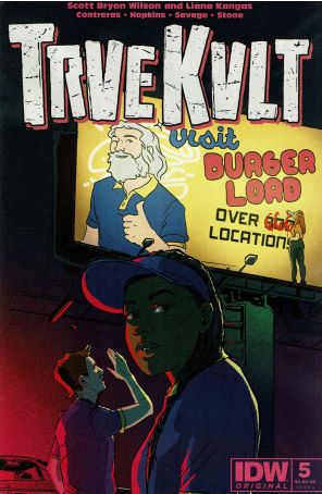 Trve Kvlt 5A published by IDW with cover art by Liana Kangas