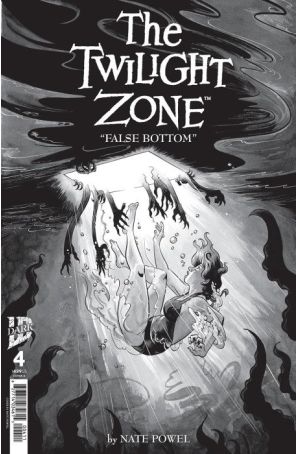The Twilight Zone (5th Series) 4A published by IDW with cover art by Nate Powell