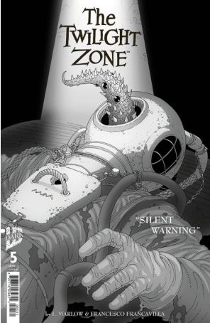 The Twilight Zone (5th Series) 5C published by IDW with cover art by Martín Morazzo