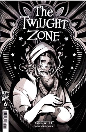 The Twilight Zone (5th Series) 6A published by IDW with cover art by Nicole Goux