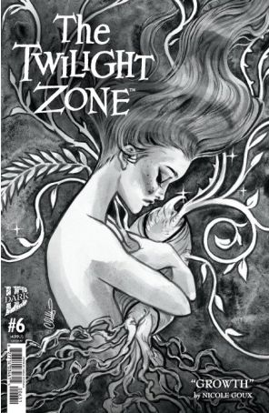 The Twilight Zone (5th Series) 6C published by IDW with cover art by Carla Wyzgala