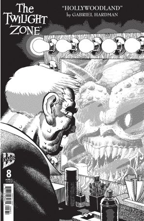 The Twilight Zone (5th Series) 8C published by IDW with cover art by J. Gonzo