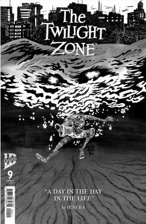 The Twilight Zone (5th Series) 9A published by IDW with cover art by Juni Ba
