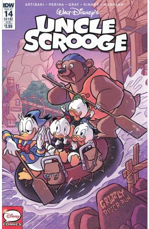 Uncle Scrooge (IDW) 14A published by IDW with cover art by Andrea Freccero