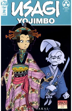 Usagi Yojimbo (IDW) 2 published by IDW with cover art by Stan Sakai