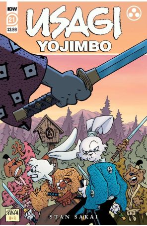 Usagi Yojimbo (IDW) 21A published by IDW with cover art by Stan Sakai