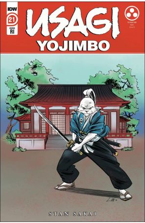 Usagi Yojimbo (IDW) 21RI published by IDW with cover art by Soo Lee
