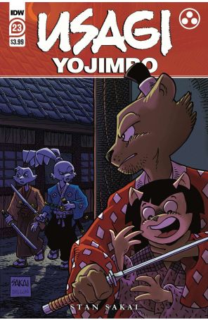 Usagi Yojimbo (IDW) 23 published by IDW with cover art by Stan Sakai