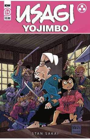 Usagi Yojimbo (IDW) 24A published by IDW with cover art by Stan Sakai