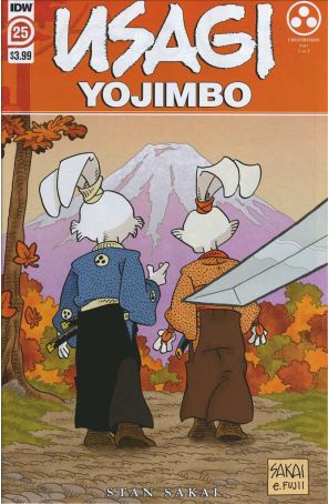 Usagi Yojimbo (IDW) 25A published by IDW with cover art by Stan Sakai
