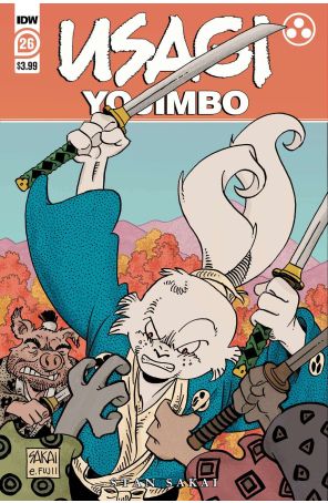 Usagi Yojimbo (IDW) 26A published by IDW with cover art by Stan Sakai