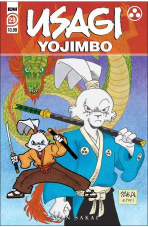 Usagi Yojimbo (IDW) 29A published by IDW with cover art by Stan Sakai