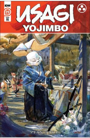 Usagi Yojimbo (IDW) 29B published by IDW with cover art by Stan Sakai