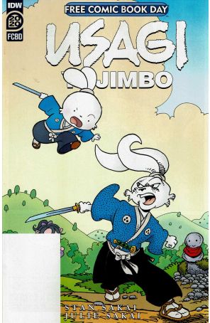 Usagi Yojimbo (IDW) FCBD 2020 published by IDW with cover art by Stan Sakai and Julie Fujii