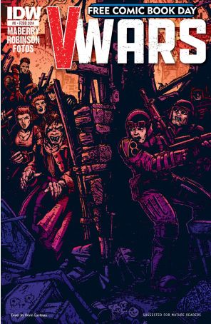 V-Wars 0 published by IDW with cover art by Kevin Eastman