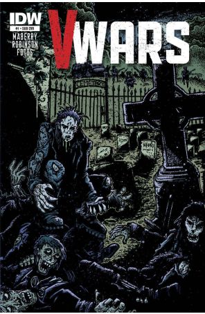 V-Wars 1A published by IDW with cover art by Kevin Eastman