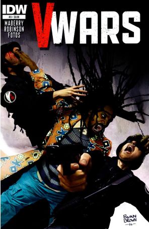 V-Wars 3 published by IDW with cover art by Ryan Brown