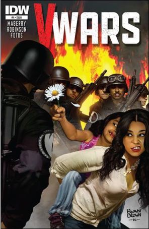 V-Wars 4 published by IDW with cover art by Ryan Brown