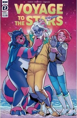 Voyage to the Stars 2A published by IDW with cover art by Rebekah Isaacs
