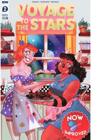 Voyage to the Stars 2B published by IDW with cover art by Connie Daidone