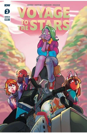Voyage to the Stars 3B published by IDW with cover art by Connie Daidone
