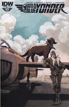 Wild Blue Yonder 1B published by IDW with cover art by Nelson Daniel