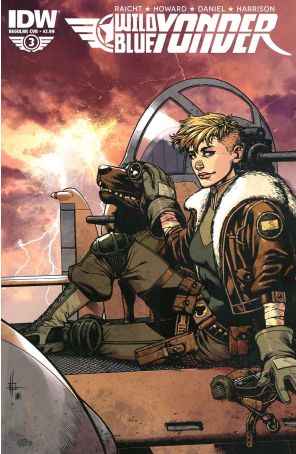 Wild Blue Yonder 3 published by IDW with cover art by Zach Howard