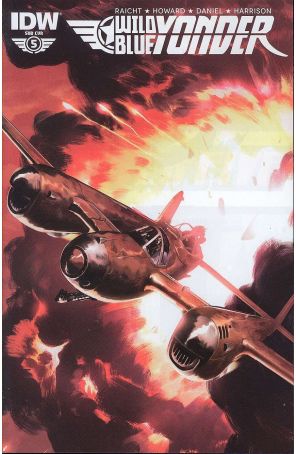 Wild Blue Yonder 5A published by IDW with cover art by Paulius Zakarauskas