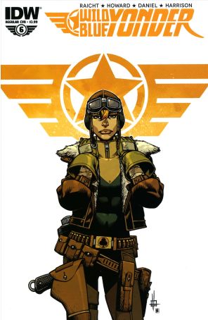 Wild Blue Yonder 6 published by IDW with cover art by Zach Howard