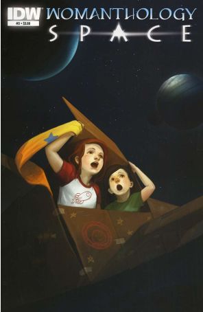 Womanthology: Space 3 published by IDW with cover art by Mengtian Zhang