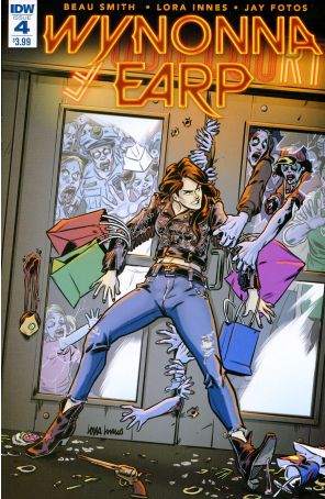 Wynonna Earp (2nd Series) 4 published by IDW with cover art by Lora Innes