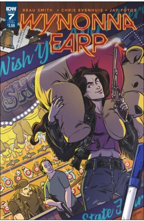 Wynonna Earp (2nd Series) 7A published by IDW with cover art by Lora Innes