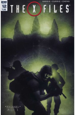 X-Files (IDW) 12 published by IDW with cover art by Menton3