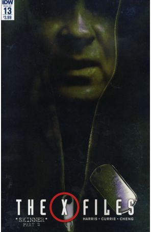 X-Files (IDW) 13 published by IDW with cover art by Menton3