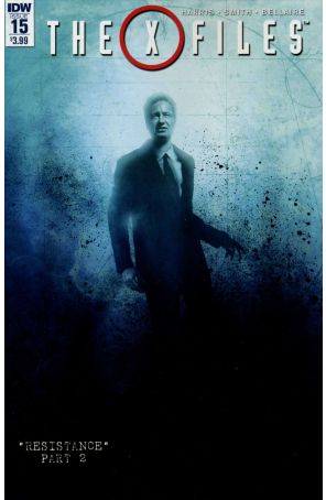X-Files (IDW) 15 published by IDW with cover art by Menton3