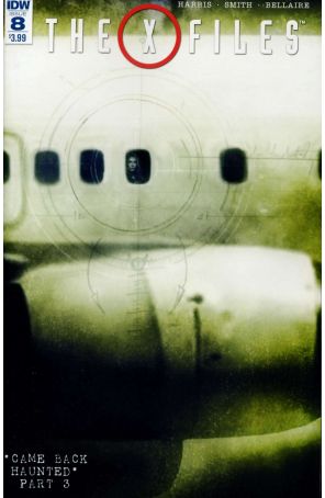 X-Files (IDW) 8 published by IDW with cover art by Menton3