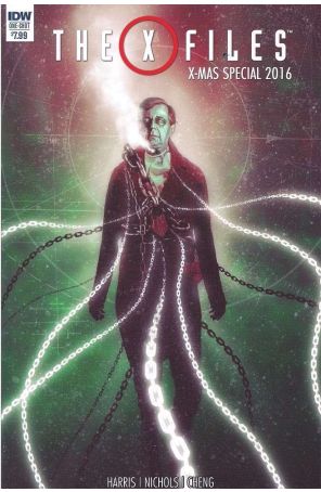 X-Files (IDW) Xmas 2016 published by IDW with cover art by Menton3