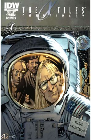 X-Files: Conspiracy 2B published by IDW with cover art by Andrew Currie
